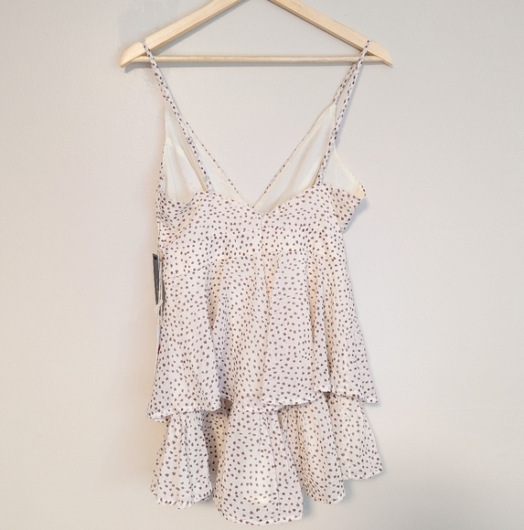 Lulu's Neutral Ruffle Romper - Picture 3 of 6